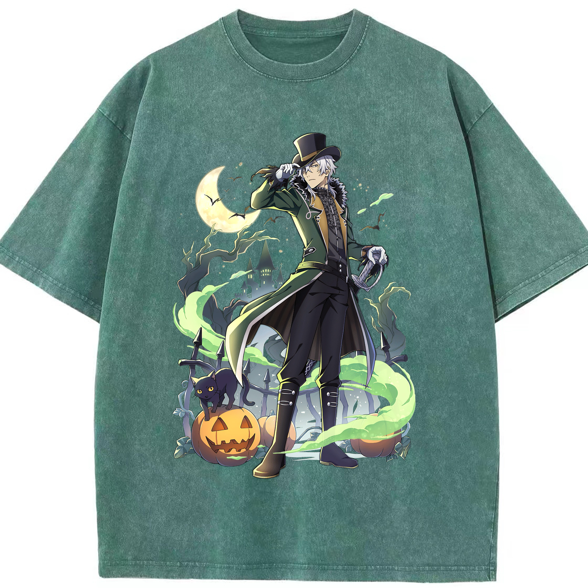 （画像用） 文豪ストレイドッグス Bungo Stray Dogs 綿100% ヴィンテージ風 半袖Tシャツ（フロントプリント）